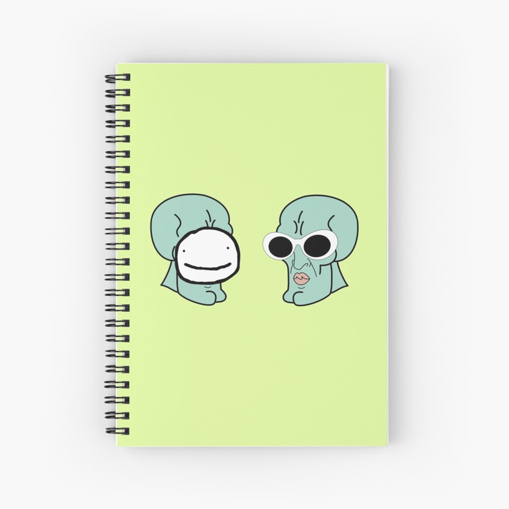 tubbo dream smp minecraft skin Spiral Notebook for Sale by rainfrogham