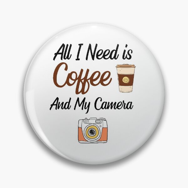 Item preview, All I Need Is Coffee And My Camera designed and sold by VintagePathway.