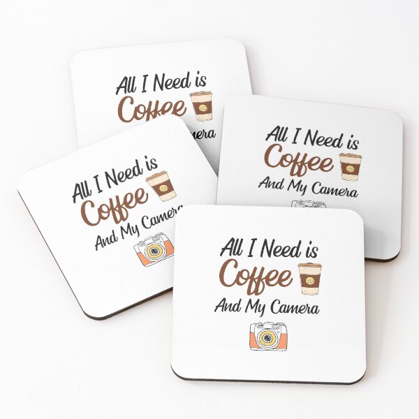 Item preview, All I Need Is Coffee And My Camera designed and sold by VintagePathway.