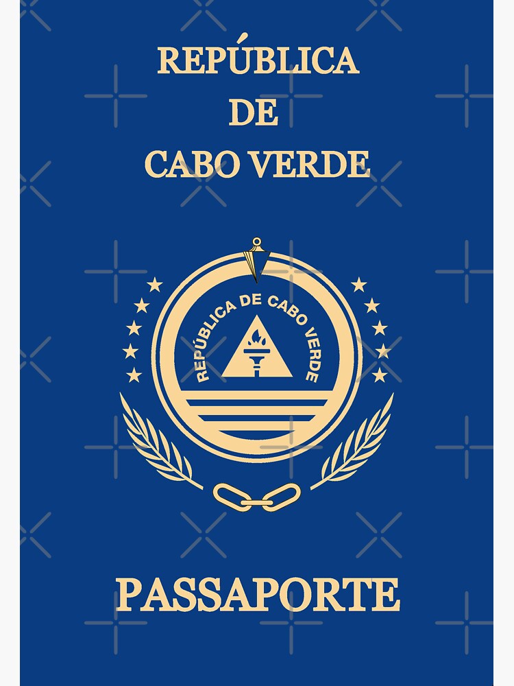 Cape Verde Passport Sticker For Sale By Hakvs Redbubble 1052