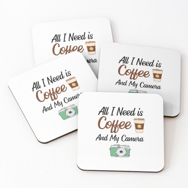 Item preview, All I Need Is Coffee And My Camera designed and sold by VintagePathway.