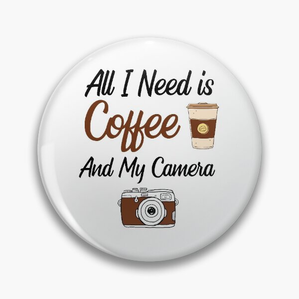 Item preview, All I Need Is Coffee And My Camera designed and sold by VintagePathway.