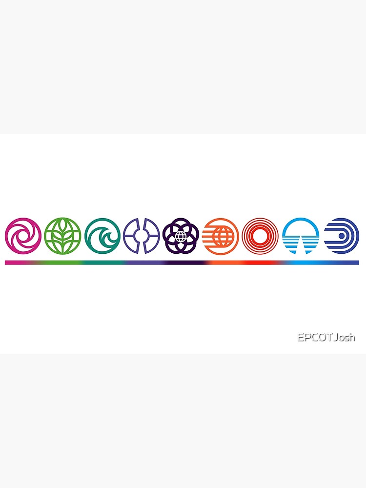 EPCOT Center Retro Future World Pavilion Logos by EPCOTJosh