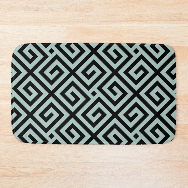 Item preview, green diamond abstract line pattern designed and sold by Asa-design.