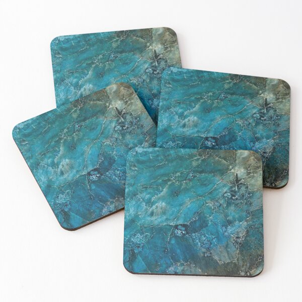 Item preview, blue ocean marble print designed and sold by HadeeeeL.