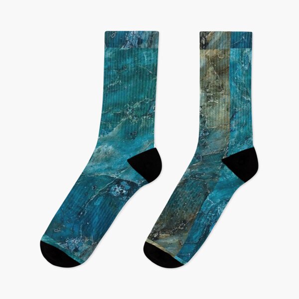 Item preview, blue ocean marble print designed and sold by HadeeeeL.