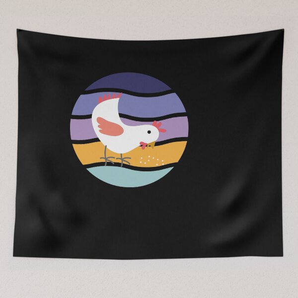 Item preview, Blindes Huhn im Stall Bauernhof designed and sold by Spirit-Designs.