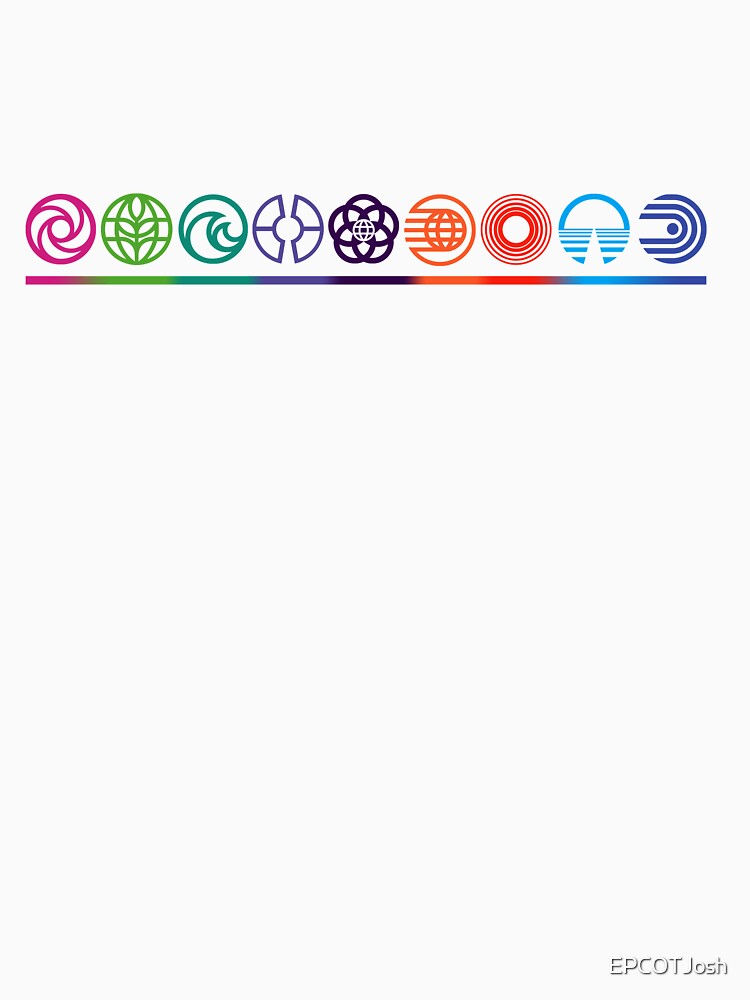 EPCOT Center Retro Future World Pavilion Logos by EPCOTJosh