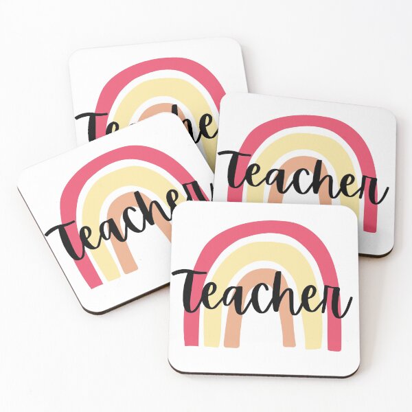 Item preview, Boho Rainbow Teacher (Magenta and neutrals) designed and sold by beachteacher.
