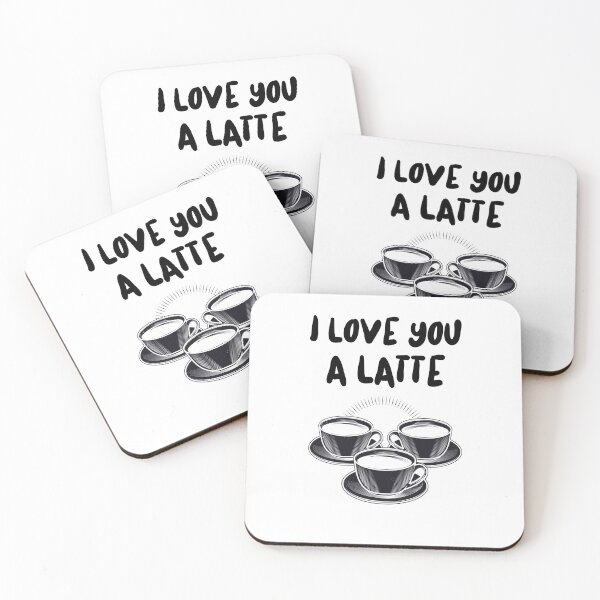 Item preview, I Love You A Latte  designed and sold by littlerhody.