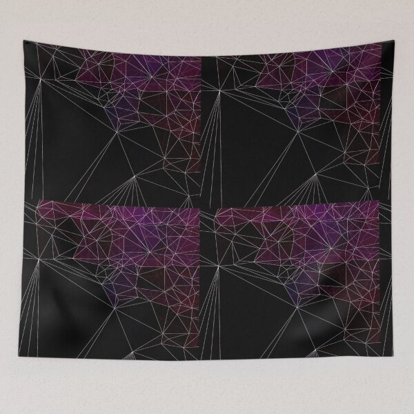 Item preview, Polygonal purple and black designed and sold by VanGalt.