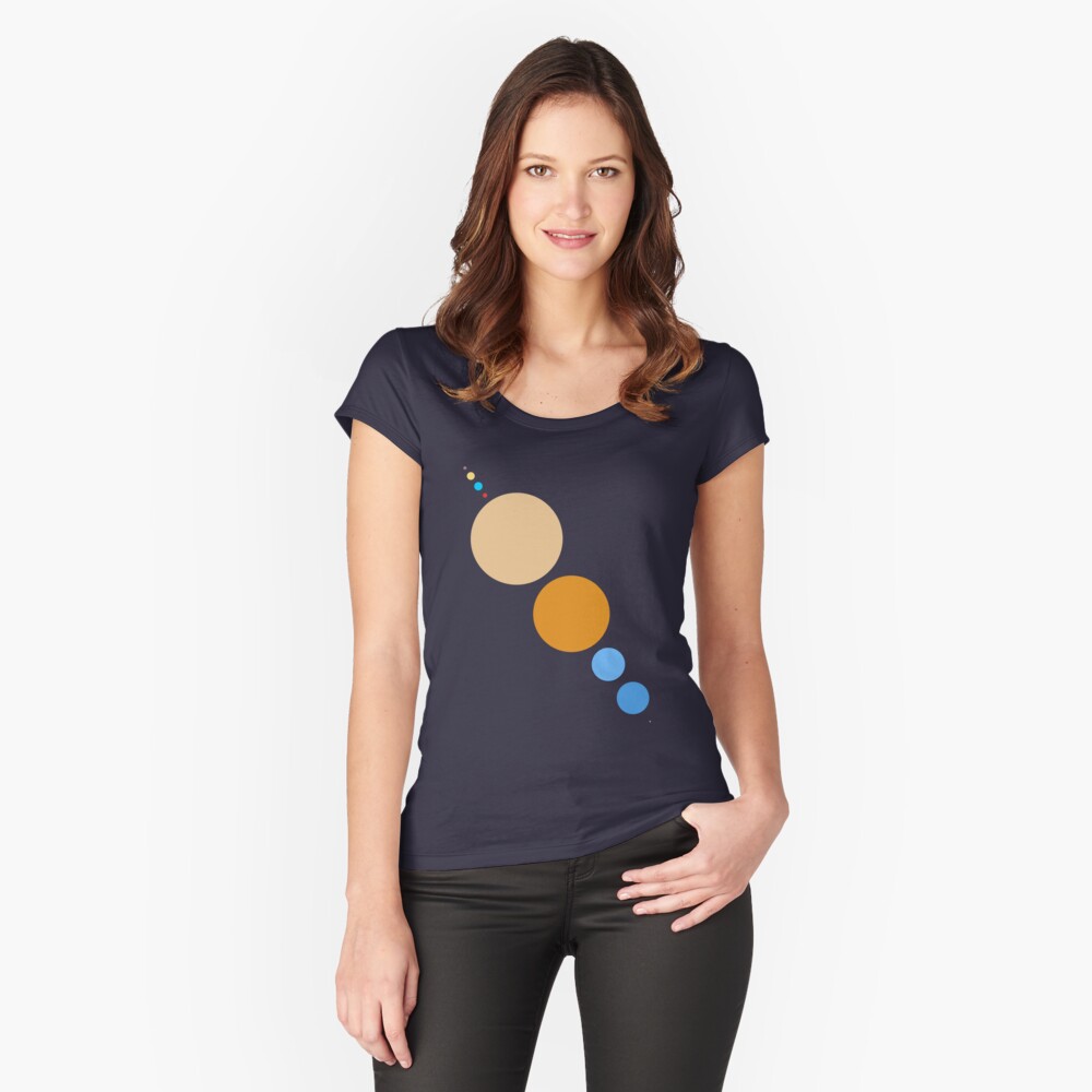 Item preview, Fitted Scoop T-Shirt designed and sold by jezkemp.