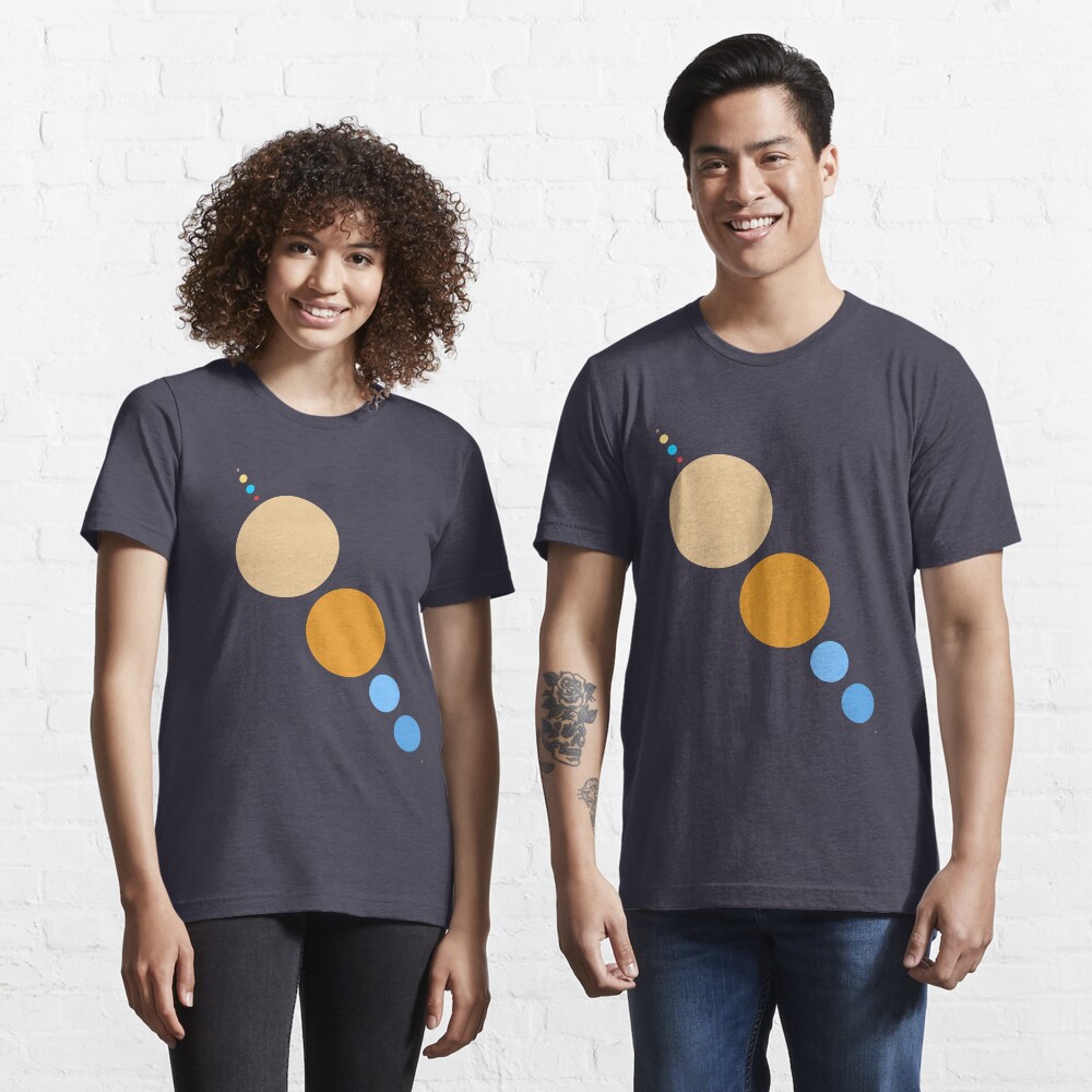 Planets To Scale (diagonal) Essential T-Shirt