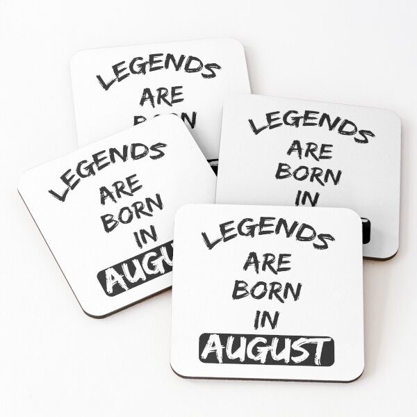 Item preview, LEGENDS ARE BORN IN AUGUST  designed and sold by M.Z BetterLife™.