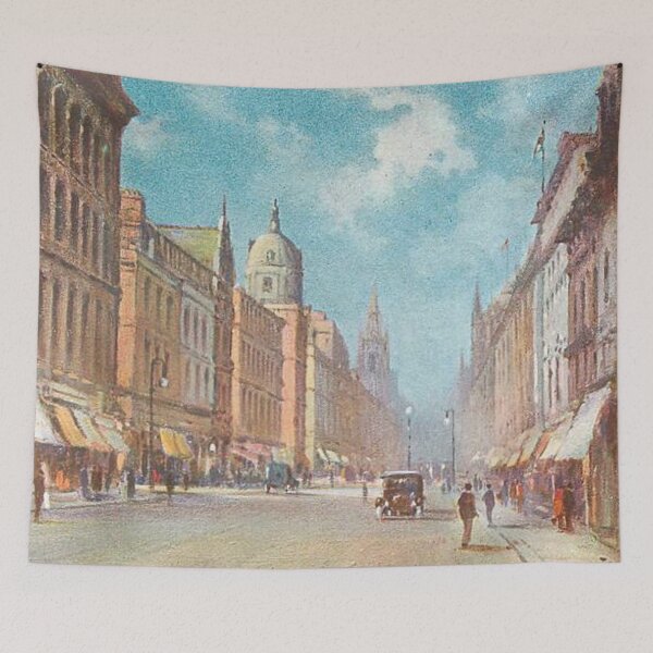 Item preview, Vintage Illustration of Buchanan Street, Glasgow designed and sold by yourscotland.