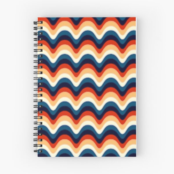 Item preview, Mid-Century Modern retro 70s inspired wave pattern  designed and sold by Pattern Art Designs.