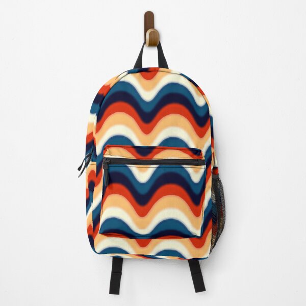 Item preview, Mid-Century Modern retro 70s inspired wave pattern designed and sold by Pattern Art Designs.