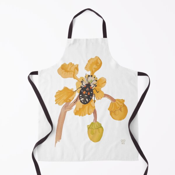 Item preview, Red Spotted Insect on Blossom designed and sold by WCS-Archives.