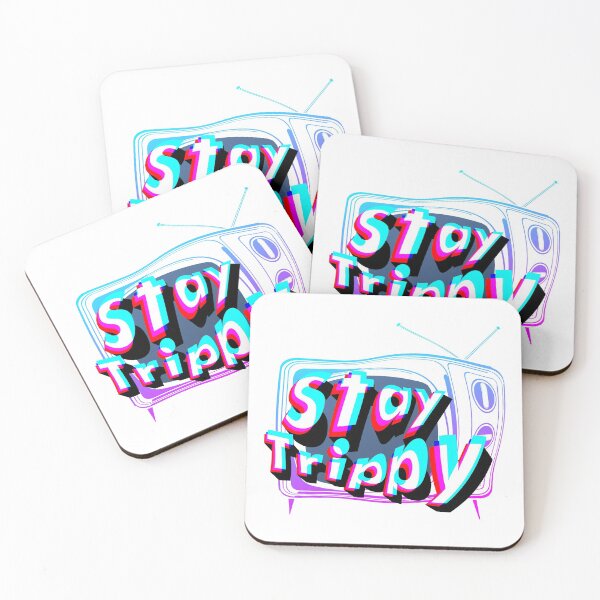 Item preview, Hippie Style - Stay Trippy - Cute Retro Aesthetic - Universal Vibe - White designed and sold by crazycollective.