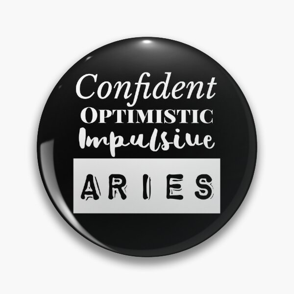 Item preview, Aries Zodiac Characteristics White Text designed and sold by AMSonArt.