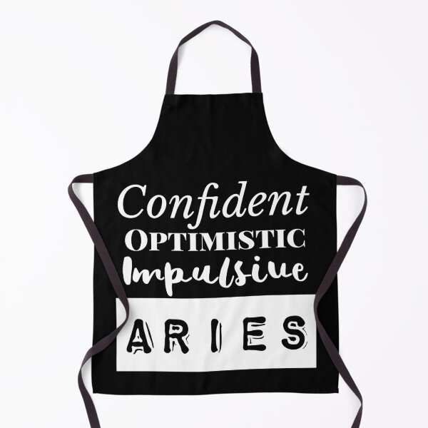 Item preview, Aries Zodiac Characteristics White Text designed and sold by AMSonArt.