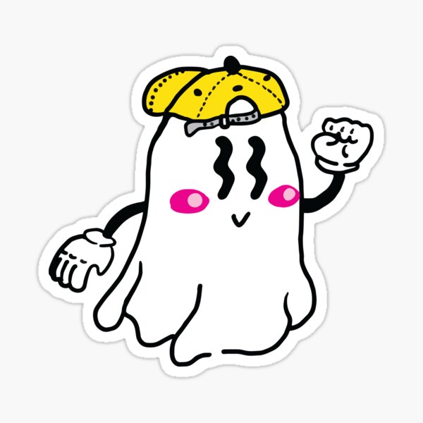 Spook Floof Sticker — Maude Studios