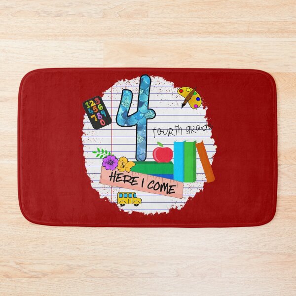 Item preview,  Back to School- First Day of Fourth Grade designed and sold by younghopes.