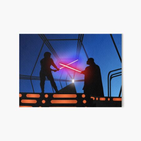 Artikel-Vorschau von Luke gegen Vader auf Bespin, designt und verkauft von Matt Burgess.