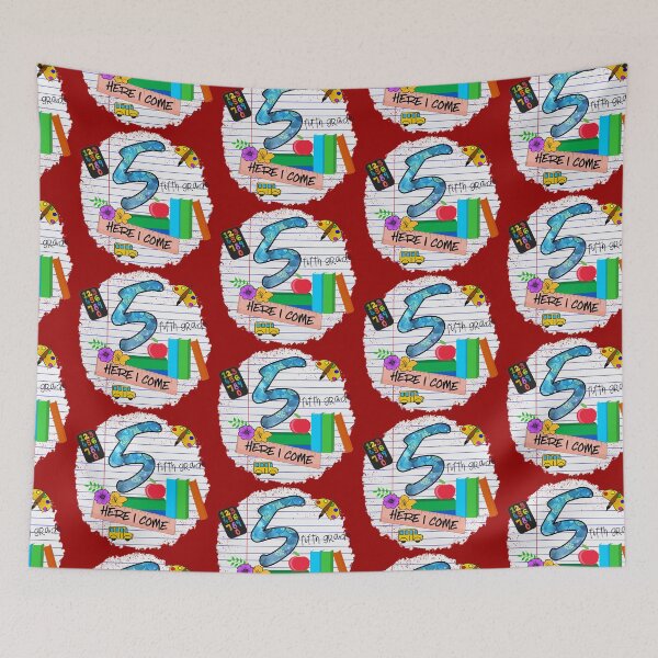 Item preview,  Back to School- First Day of Fifth Grade  designed and sold by younghopes.
