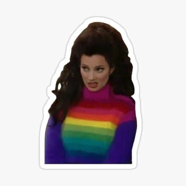 Fran Fine The Nanny Sticker Sticker