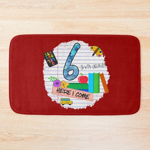 Item preview, Back to School- First Day of Sixth Grade designed and sold by younghopes.