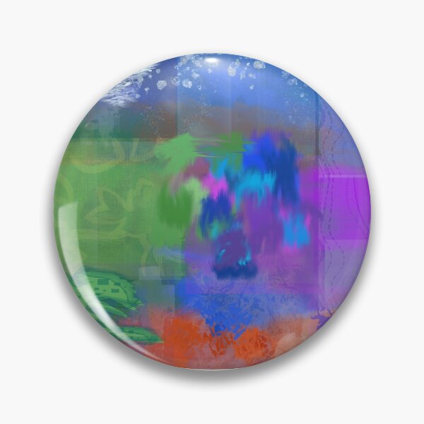 Item preview, Checkered Turtle in an Otherworldly Place abstract art designed and sold by headtrackerart.
