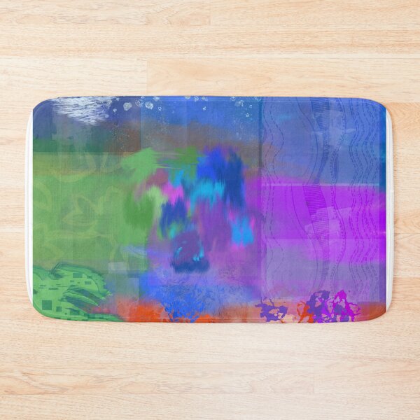 Item preview, Checkered Turtle in an Otherworldly Place abstract art designed and sold by headtrackerart.