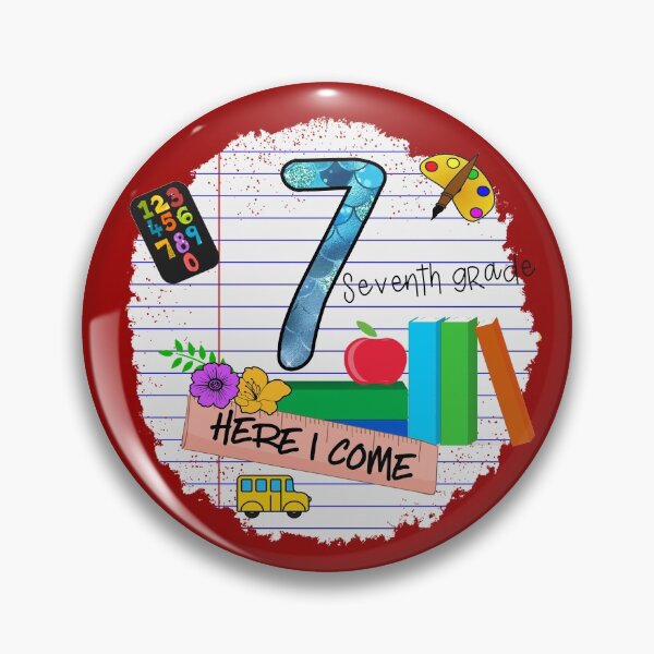 Item preview, Back to School-First Day of Seventh Grade designed and sold by younghopes.