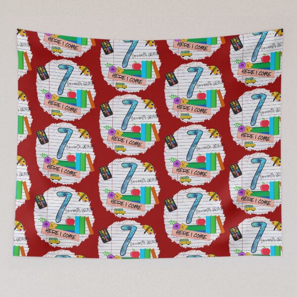 Item preview, Back to School-First Day of Seventh Grade designed and sold by younghopes.