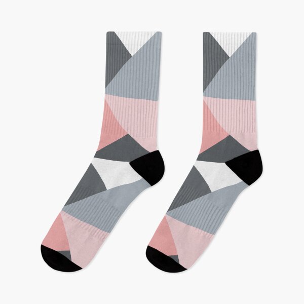 Item preview, Pink and Gray Geo Abstract designed and sold by pugmom4.