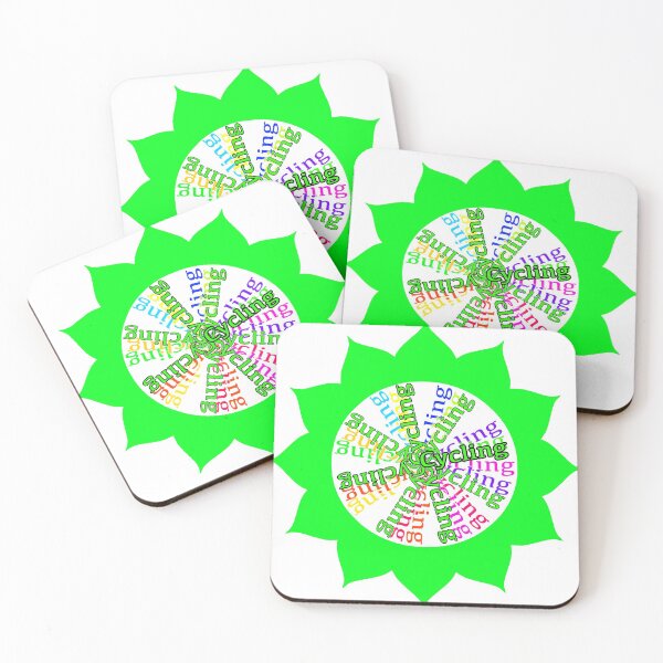 Item preview, Cycling Is My Mantra GREEN designed and sold by EdwardMonet.