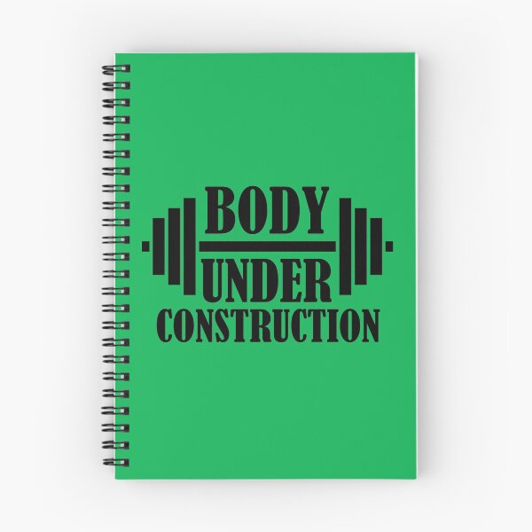 Item preview, Body Under Construction Funny Gym Quote designed and sold by DesignHouse07.