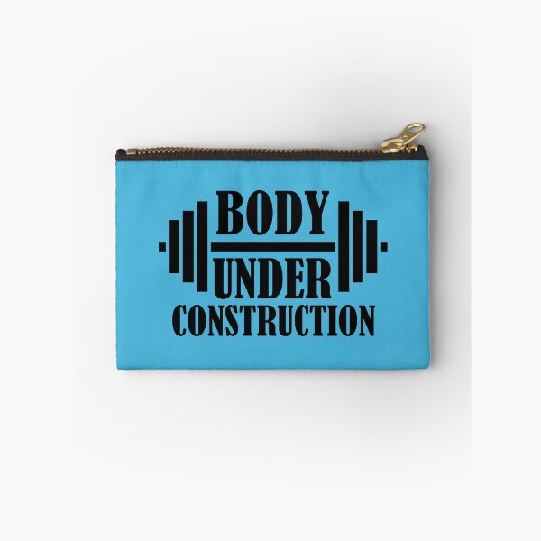 Item preview, Body Under Construction Funny Gym Quote designed and sold by DesignHouse07.