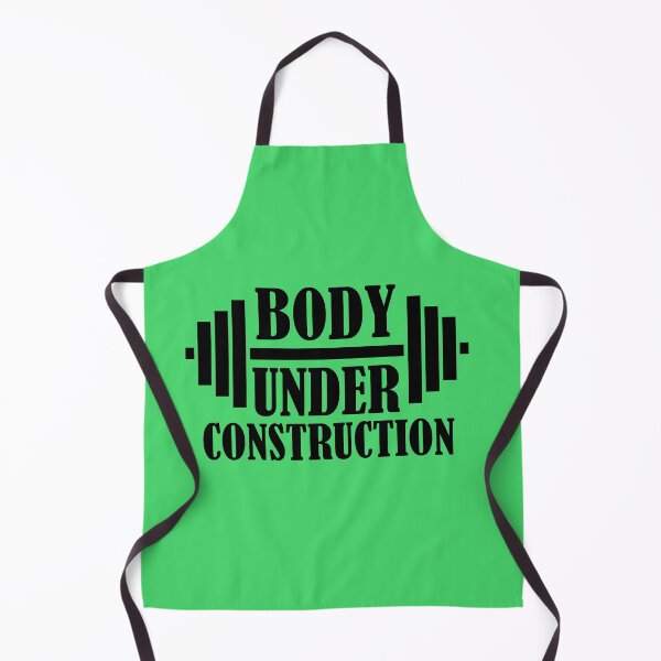 Item preview, Body Under Construction Funny Gym Quote designed and sold by DesignHouse07.