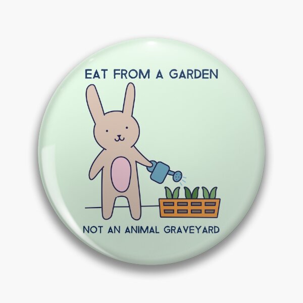 Aperçu de l'œuvre Mangez d'un jardin, pas d'un cimetière d'animaux créée et vendue par jrobdesignz.