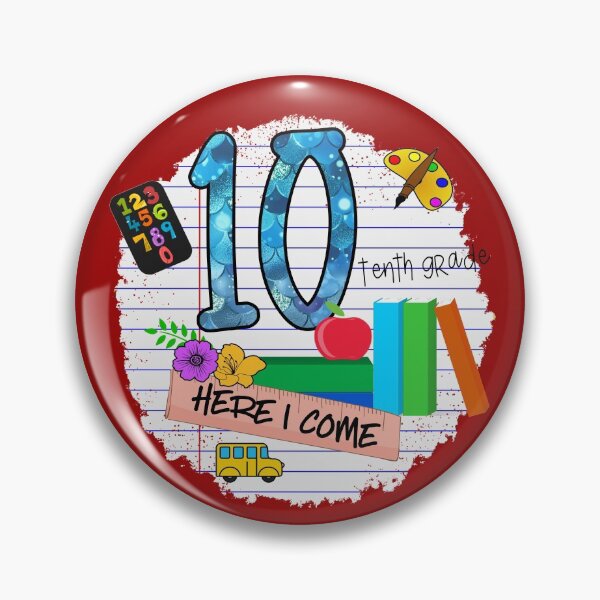 Item preview, Back to School- First Day of Tenth Grade designed and sold by younghopes.