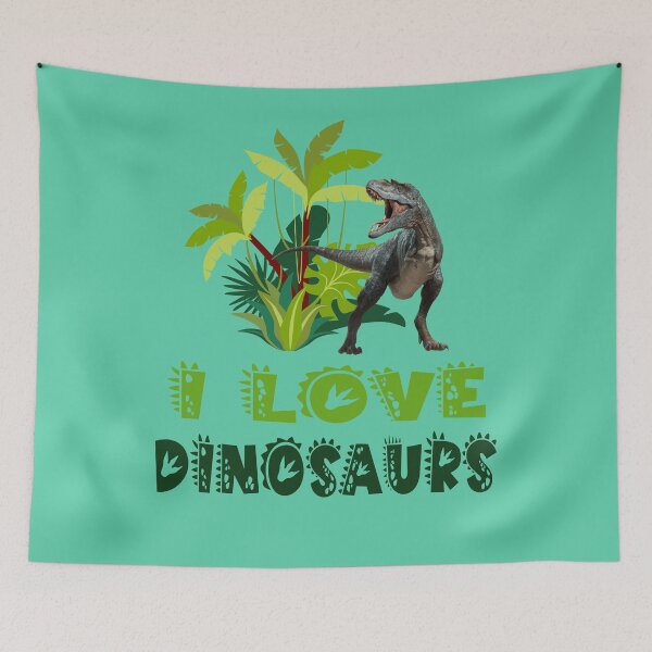 Item preview, I love dinosaurs,t-rex jungle design designed and sold by MiloHarris.