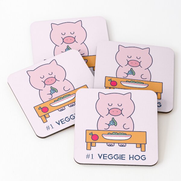 Item preview, Veggie Eater Vegan Pig designed and sold by jrobdesignz.