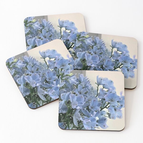 Item preview, Blue flowers designed and sold by yourfriendshop.