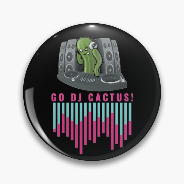 Item preview, Go DJ Cactus! Funny DJ music festival designed and sold by LethalIy-Yours.