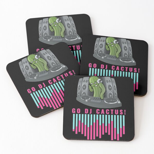 Item preview, Go DJ Cactus! Funny DJ music festival designed and sold by LethalIy-Yours.