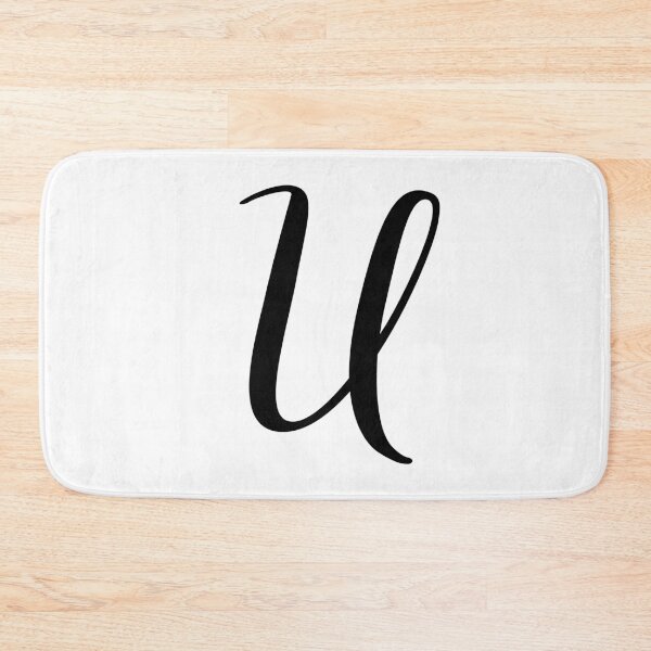 Item preview, Italic monogram letter u designed and sold by JustSeasons.