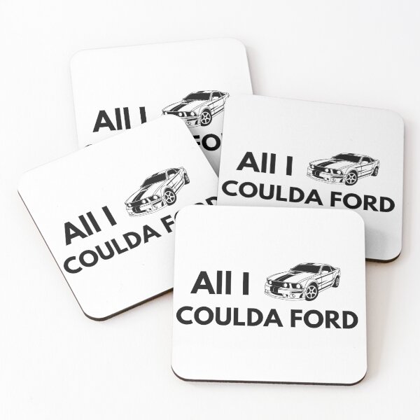 Item preview, All I Coulda Ford Mustang T-Shirt designed and sold by SinghJrDesign.