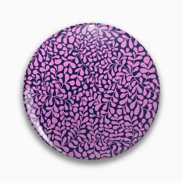 Item preview, Ivy Doodle Pink on Dark Blue designed and sold by AxeLeon Patterns.
